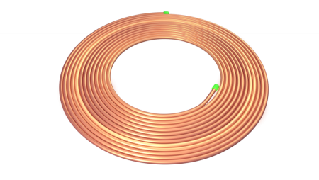 Трубы медные 06,35x0,61x15000мм (1\/4"х0,024") Vietpipe Master SPL-09065-15VM