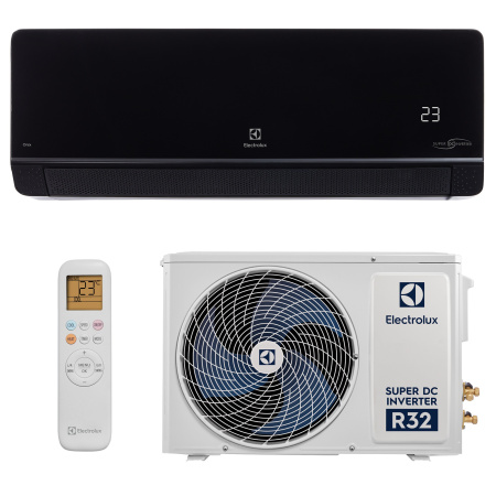 Сплит-система инверторного типа Electrolux Onix Super DC EACS/I-09HIX-BLACK/N8 комплект с Wi-Fi